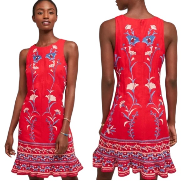 Dresses & Skirts - Anthropologie Akemi + Kin Embroidered Lila Dress
